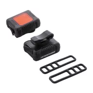   Set 2 lumini COB pentru bicicleta, 2509E17488, Everestus, 37x49x30 mm, Plastic, Negru