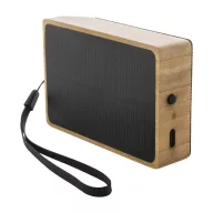   Boxa portabila, 300 mAh, 2509E17935, Everestus, 98x62x23 mm, Bambus, Poliester, Negru, Natur