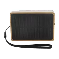   Boxa portabila, 300 mAh, 2509E17935, Everestus, 98x62x23 mm, Bambus, Poliester, Negru, Natur
