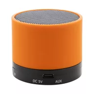  Boxa portabila, 300 mAh, 2509E17491, Everestus, Ø60x50 mm, ABS, Metal, Portocaliu