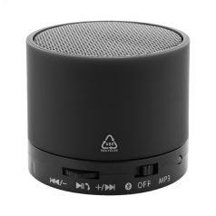   Boxa portabila, 300 mAh, 2509E17489, Everestus, Ø60x50 mm, ABS, Metal, Negru