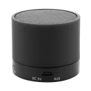 Boxa portabila, 300 mAh, 2509E17489, Everestus, Ø60x50 mm, ABS, Metal, Negru