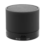   Boxa portabila, 300 mAh, 2509E17489, Everestus, Ø60x50 mm, ABS, Metal, Negru