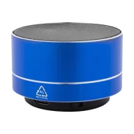   Boxa portabila, 300 mAh, 2509E17803, Everestus, Ø70x42 mm, Aluminiu, Metal, Albastru