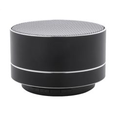   Boxa portabila, 300 mAh, 2509E17802, Everestus, Ø70x42 mm, Aluminiu, Metal, Negru