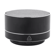   Boxa portabila, 300 mAh, 2509E17802, Everestus, Ø70x42 mm, Aluminiu, Metal, Negru