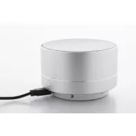   Boxa portabila, 300 mAh, 2509E17804, Everestus, Ø70x42 mm, Aluminiu, Metal, Argintiu