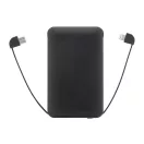 Baterie externa 5000 mAh, USB-C, Micro USB, 2509E17931, Everestus, 63x104x13 mm, ABS, Negru