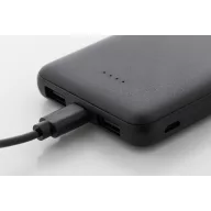   Baterie externa 5000 mAh, USB-C, Micro USB, 2509E17786, Everestus, 64x93x14 mm, ABS, Negru