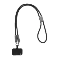   Lanyard pentru telefon, 2509E17565, Everestus, 58x850 mm, PET, Negru