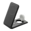 Incarcator wireless 15 W, 2509E17695, Everestus, 65x115x18 mm, Poliuretan, Metal, Negru