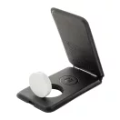 Incarcator wireless 15 W, 2509E17695, Everestus, 65x115x18 mm, Poliuretan, Metal, Negru