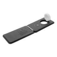   Incarcator wireless 15 W, 2509E17695, Everestus, 65x115x18 mm, Poliuretan, Metal, Negru