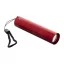 Lanterna cu baterie reincarcabila 400 mAh, 2509E17478, Everestus, Ø23x100 mm, Aluminiu, Rosu