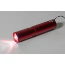 Lanterna cu baterie reincarcabila 400 mAh, 2509E17478, Everestus, Ø23x100 mm, Aluminiu, Rosu