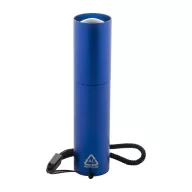   Lanterna cu baterie reincarcabila 400 mAh, 2509E17477, Everestus, Ø23x100 mm, Aluminiu, Albastru