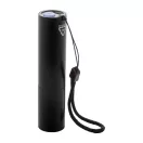 Lanterna cu baterie reincarcabila 400 mAh, 2509E17476, Everestus, Ø23x100 mm, Aluminiu, Negru