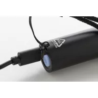   Lanterna cu baterie reincarcabila 400 mAh, 2509E17476, Everestus, Ø23x100 mm, Aluminiu, Negru
