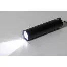 Lanterna cu baterie reincarcabila 400 mAh, 2509E17476, Everestus, Ø23x100 mm, Aluminiu, Negru