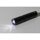 Lanterna cu baterie reincarcabila 400 mAh, 2509E17476, Everestus, Ø23x100 mm, Aluminiu, Negru