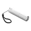 Lanterna cu baterie reincarcabila 400 mAh, 2509E17479, Everestus, Ø23x100 mm, Aluminiu, Argintiu