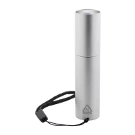   Lanterna cu baterie reincarcabila 400 mAh, 2509E17479, Everestus, Ø23x100 mm, Aluminiu, Argintiu