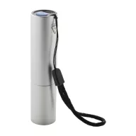   Lanterna cu baterie reincarcabila 400 mAh, 2509E17479, Everestus, Ø23x100 mm, Aluminiu, Argintiu