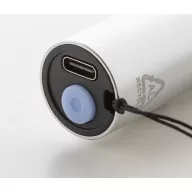   Lanterna cu baterie reincarcabila 400 mAh, 2509E17479, Everestus, Ø23x100 mm, Aluminiu, Argintiu