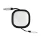 Cablu de incarcare telescopic, Everestus, 2601E14844, 56x56x24 mm, ABS, Aluminiu, Negru
