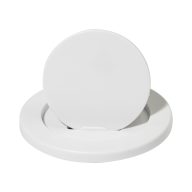   Suport magnetic pentru telefon, Everestus, 2601E15116, Ø58x4 mm, ABS, Metal, Alb