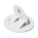 Suport magnetic pentru telefon, Everestus, 2601E15116, Ø58x4 mm, ABS, Metal, Alb