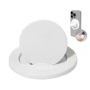 Suport magnetic pentru telefon, Everestus, 2601E15116, Ø58x4 mm, ABS, Metal, Alb