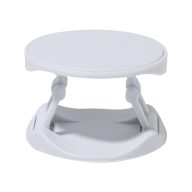   Suport adeziv pentru telefon, Everestus, 2601E15210, Ø40x27 mm, ABS, Alb