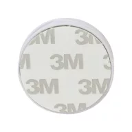   Suport adeziv pentru telefon, Everestus, 2601E15210, Ø40x27 mm, ABS, Alb