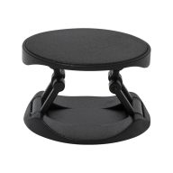   Suport adeziv pentru telefon, Everestus, 2601E15209, Ø40x27 mm, ABS, Negru