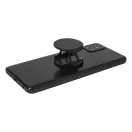 Suport adeziv pentru telefon, Everestus, 2601E15209, Ø40x27 mm, ABS, Negru