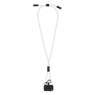   Suport lanyard pentru telefon, Everestus, 2601E15085, 58x660x10 mm, Poliester, Alb