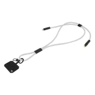  Suport lanyard pentru telefon, Everestus, 2601E15085, 58x660x10 mm, Poliester, Alb