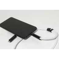   Suport lanyard pentru telefon, Everestus, 2601E15085, 58x660x10 mm, Poliester, Alb