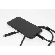   Suport lanyard pentru telefon, Everestus, 2601E15082, 58x660x10 mm, Poliester, Negru
