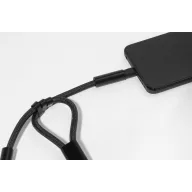   Suport lanyard pentru telefon, Everestus, 2601E14939, 58x330x10 mm, Poliester, Negru