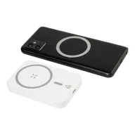   Powerbank, 5000 mAh, 15 W, Everestus, 2601E15197, 64x98x16 mm, ABS, Metal, Alb