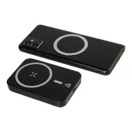   Powerbank, 5000 mAh, 15 W, Everestus, 2601E15196, 64x98x16 mm, ABS, Metal, Negru