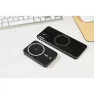   Powerbank, 5000 mAh, 15 W, Everestus, 2601E15196, 64x98x16 mm, ABS, Metal, Negru
