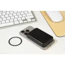 Powerbank, 5000 mAh, 15 W, Everestus, 2601E15196, 64x98x16 mm, ABS, Metal, Negru