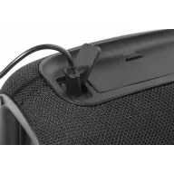   Boxa portabila, 1800 mAh, Everestus, 2601E14861, 130x89x86 mm, ABS, Poliester, Negru