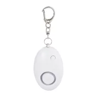   Breloc cu alarma, Everestus, 2601E15053, 65x39x22 mm, ABS, Metal, Alb