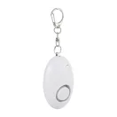 Breloc cu alarma, Everestus, 2601E15053, 65x39x22 mm, ABS, Metal, Alb