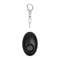   Breloc cu alarma, Everestus, 2601E15052, 65x39x22 mm, ABS, Metal, Negru