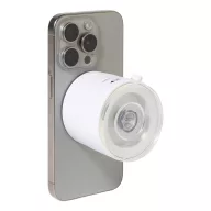   Suport magnetic pentru telefon, Everestus, 2601E15208, Ø60x47 mm, ABS, Metal, Alb